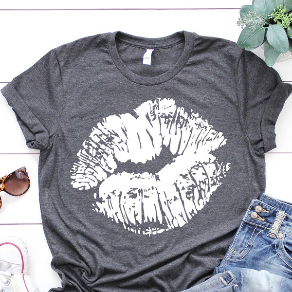 Lips Shirts Etsy