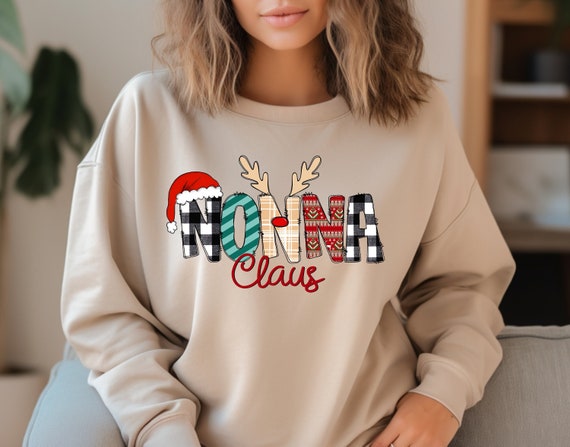 Nonna Claus Santa Hat Merry Christmas Nonna Gifts T-Shirt Nonna Claus Santa Hat Merry Christmas Nonna Gifts T-Shirt