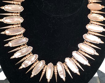 Kendra Scott Necklace Rose Gold - Etsy