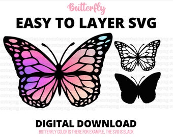 Download Butterfly Svg Files Etsy