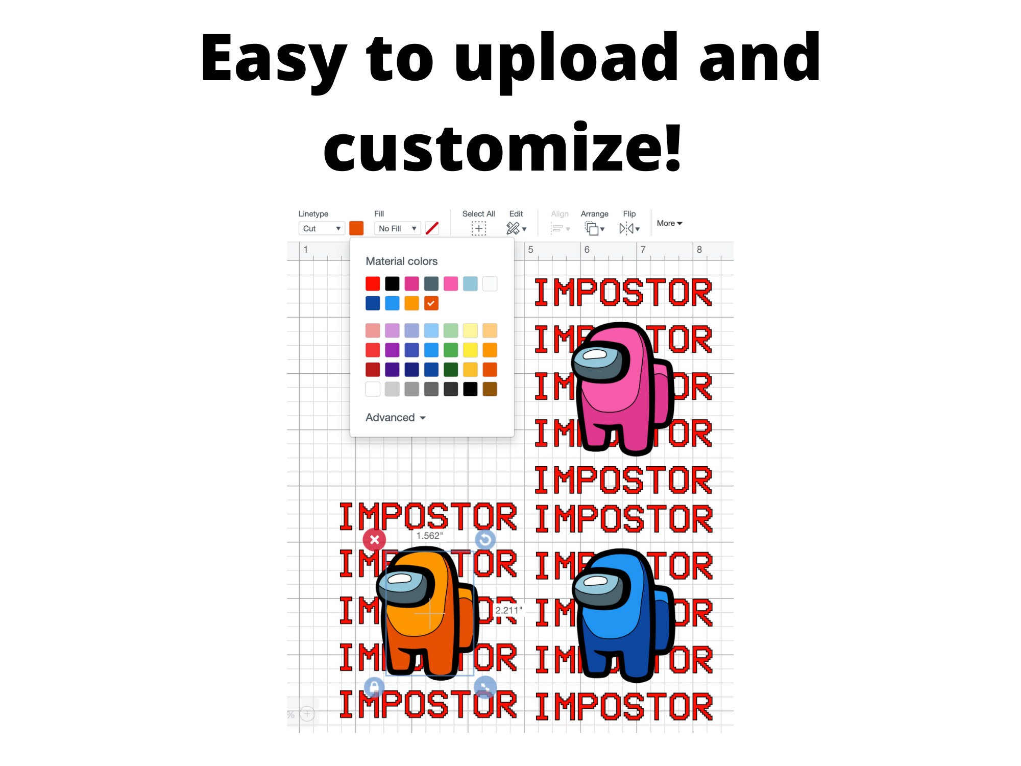 Among Us Imposter SVG