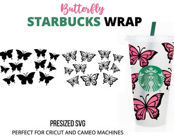 Butterfly Svg Starbucks Cup | Etsy