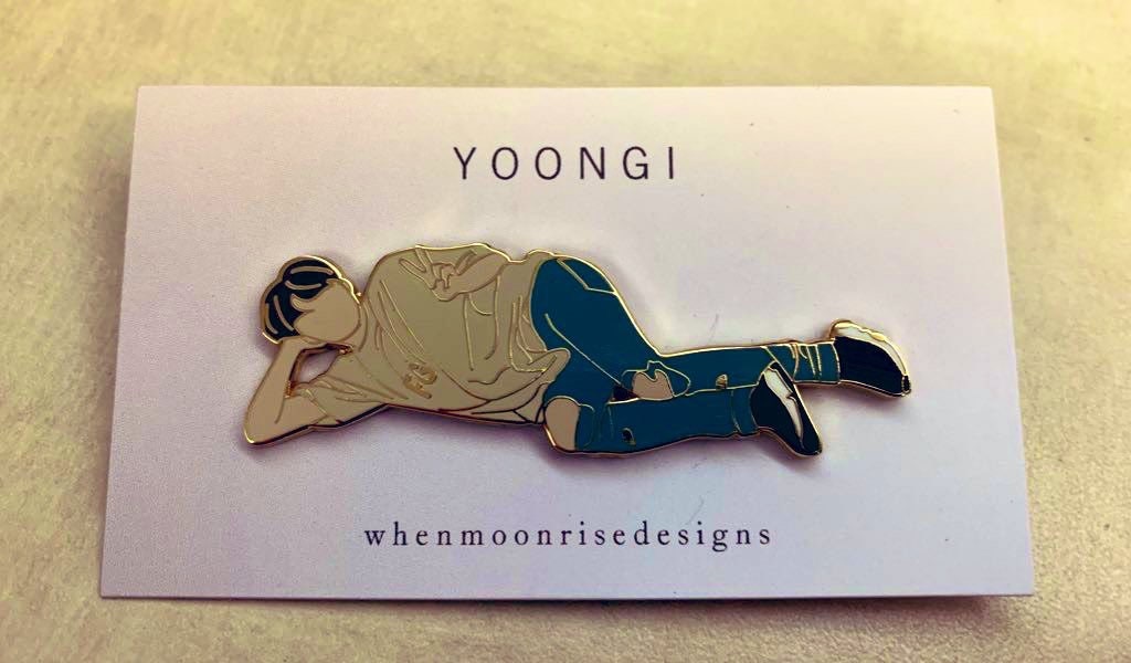 Yoongi Hard Enamel Pin