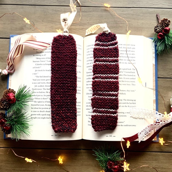 Knitted Bookmarks Etsy UK