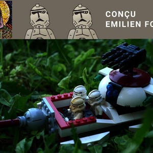 Niestandardowe klony Lego Star Wars Speeder (tylko instrukcja)