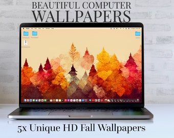 HD Fall Variety Pack Laptop Wallpapers (x5) - Natychmiastowe pobranie