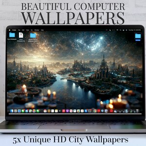 HD Fantasy Variety Pack Laptop Wallpapers (x5) - Instant Download | Sci-fi Fantasy Desktop Wallpaper | Space Wallpaper | Galaxy Wallpaper
