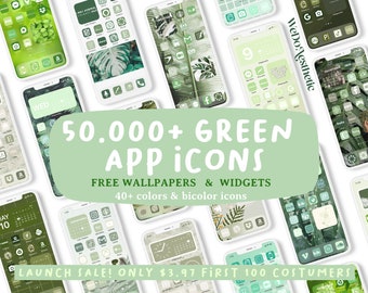 Mint Green Icons Etsy Mint Green Icons Etsy