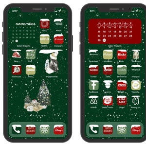 10.000 Christmas Aesthetic App Icons, Icons Bundle, IOS14 App Covers, IOS15, IOS Icons Bundle, IOS14 Aesthetic, Snowy Icons, IOS15 Icons image 8