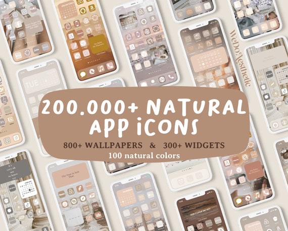 pix Letter B Icon Aesthetic Beige 200000 ios14 app icons natural white aesthetic app covers etsy