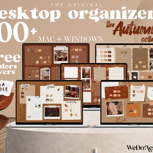 Fall Autumn Desktop Organizer Wallpaper - Desktop Organizer Wallpaper Fall Students College Work Business, Mac Windows, Desktop Folders