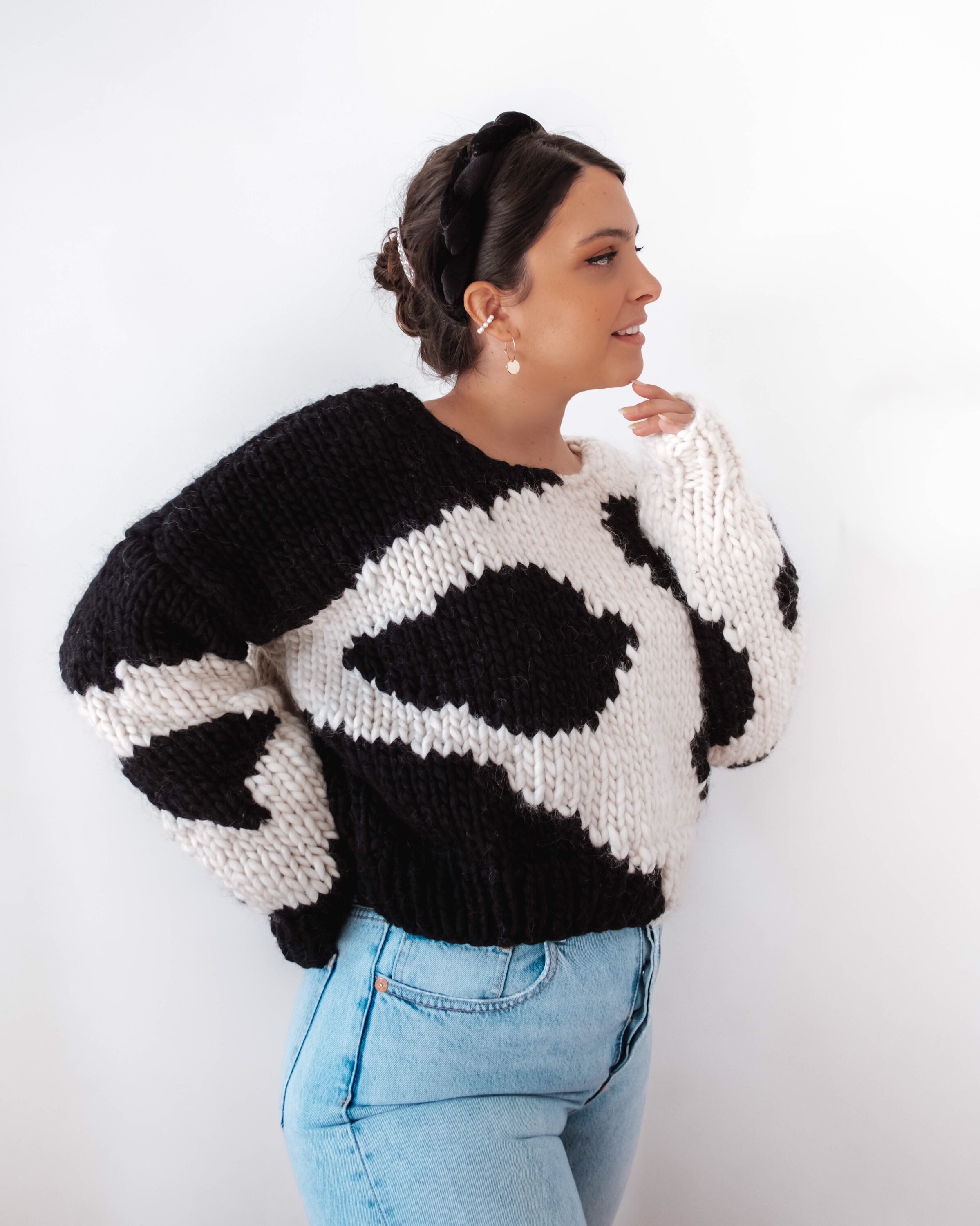 Moo Sweater Knitting Patter Knitting 