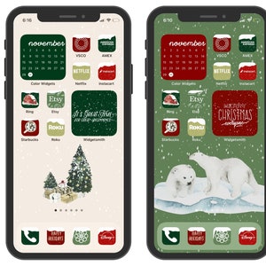 10.000 Christmas Aesthetic App Icons, Icons Bundle, IOS14 App Covers, IOS15, IOS Icons Bundle, IOS14 Aesthetic, Snowy Icons, IOS15 Icons image 7