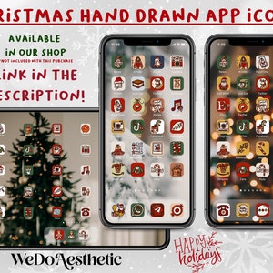 10.000 Christmas Aesthetic App Icons, Icons Bundle, IOS14 App Covers, IOS15, IOS Icons Bundle, IOS14 Aesthetic, Snowy Icons, IOS15 Icons image 2