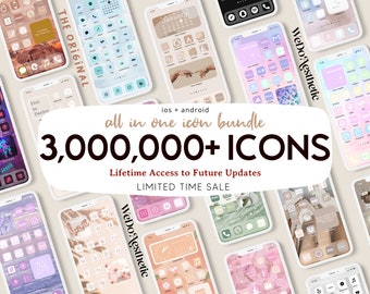 3 Mil+ App Icons, iOS 16 Icons Aesthetic, App Icon Free, App Icon Aesthetic, Minimal Iphone Icons, Beige Aesthetic Home Screen, App Covers