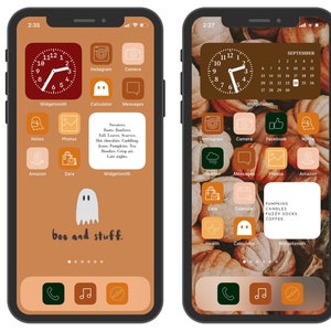 10.000 IOS14 Pumpkin Spice App Icons Fall Aesthetic Theme - Etsy