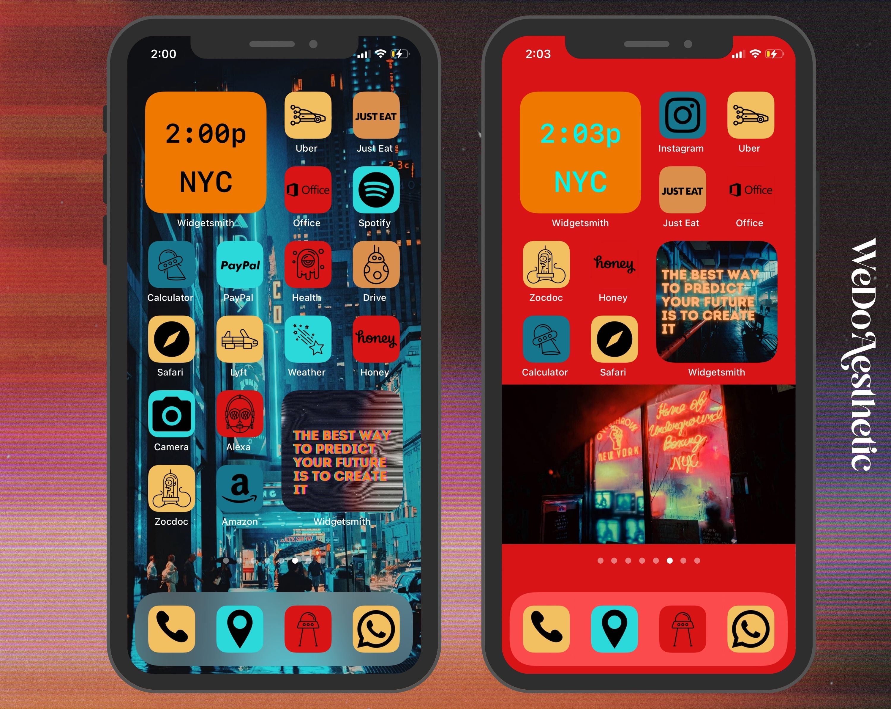 IOS14 App Icons Neon Icons Icons Bundle IOS14 App Covers Etsy