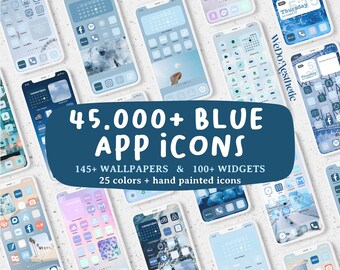 Blue Icons Etsy Blue Icons Etsy