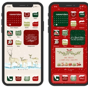 10.000 Christmas Aesthetic App Icons, Icons Bundle, IOS14 App Covers, IOS15, IOS Icons Bundle, IOS14 Aesthetic, Snowy Icons, IOS15 Icons image 9