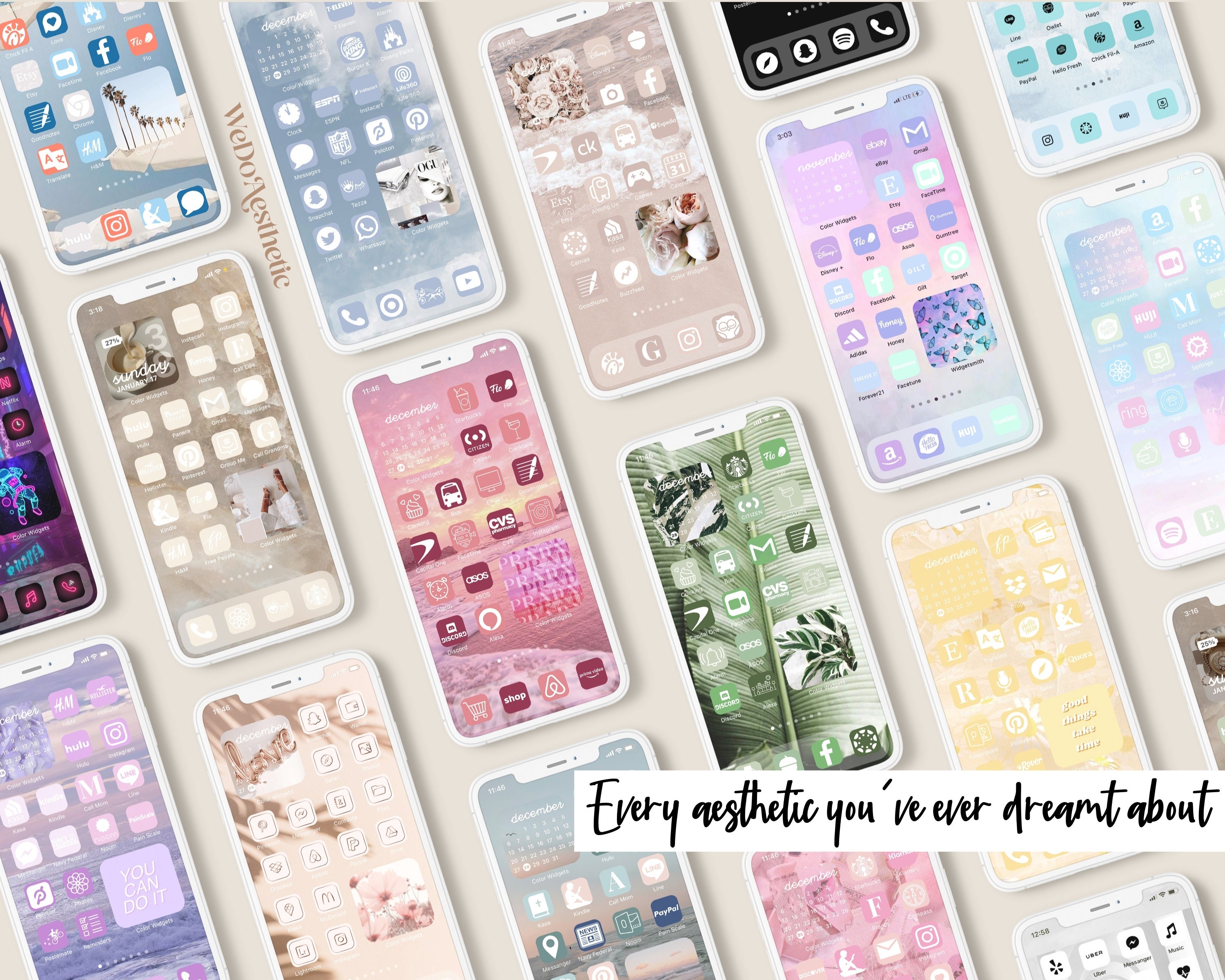 500.000 IOS14 App Icons White App Covers Black IOS 14 Etsy