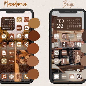 100,000 IOS14 Natural Winter App Icons, Neutral Aesthetic, Icons Bundle, IOS15 App Covers, IOS Themes, Icons iPhone Beige Neutral Boho image 10