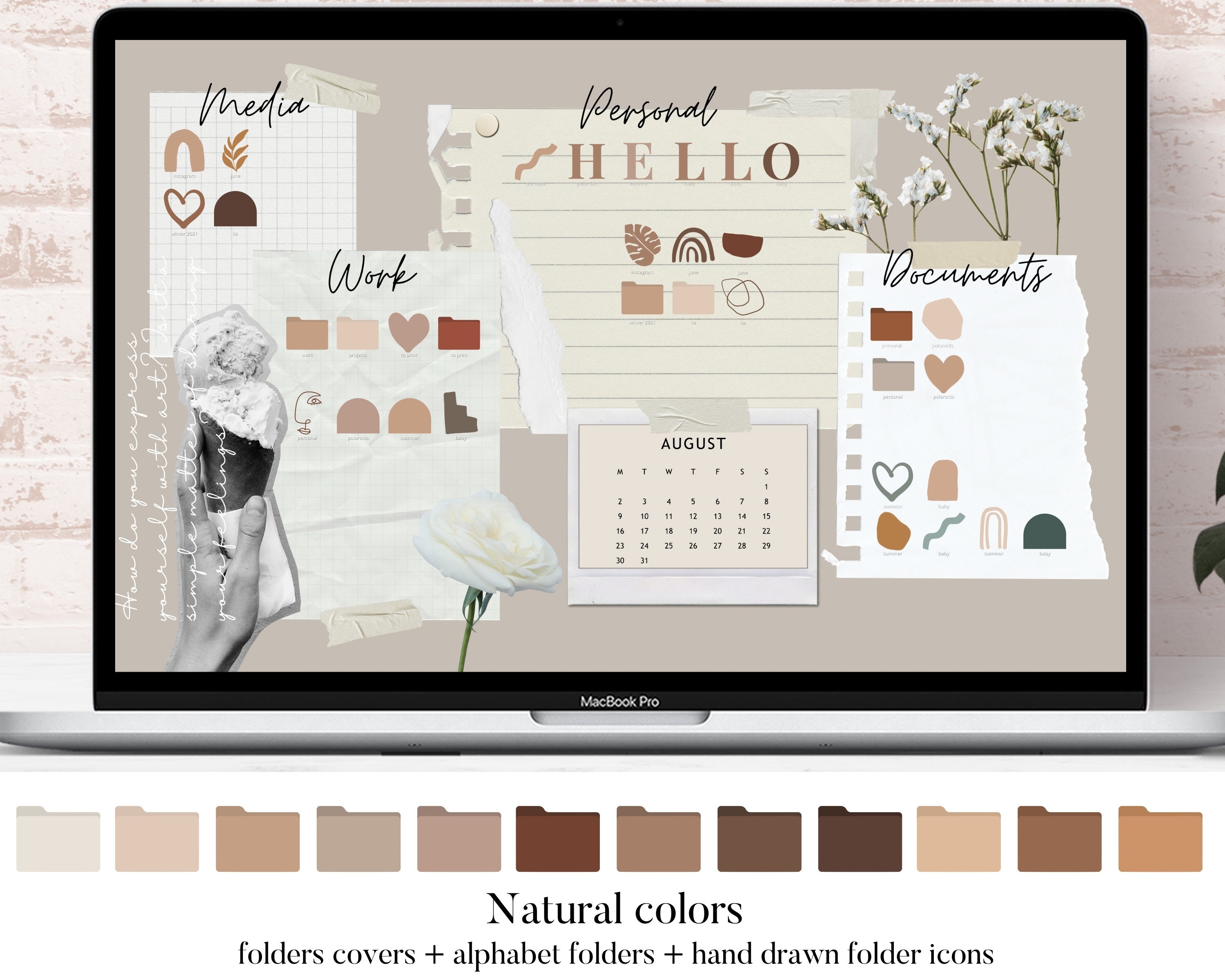 Calendar Desktop Wallpaper 2023 Calendar 2021 2022 2023 Desktop Wallpaper Desktop Organizer | Etsy