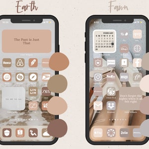 100,000 IOS14 Natural Winter App Icons, Neutral Aesthetic, Icons Bundle, IOS15 App Covers, IOS Themes, Icons iPhone Beige Neutral Boho image 8