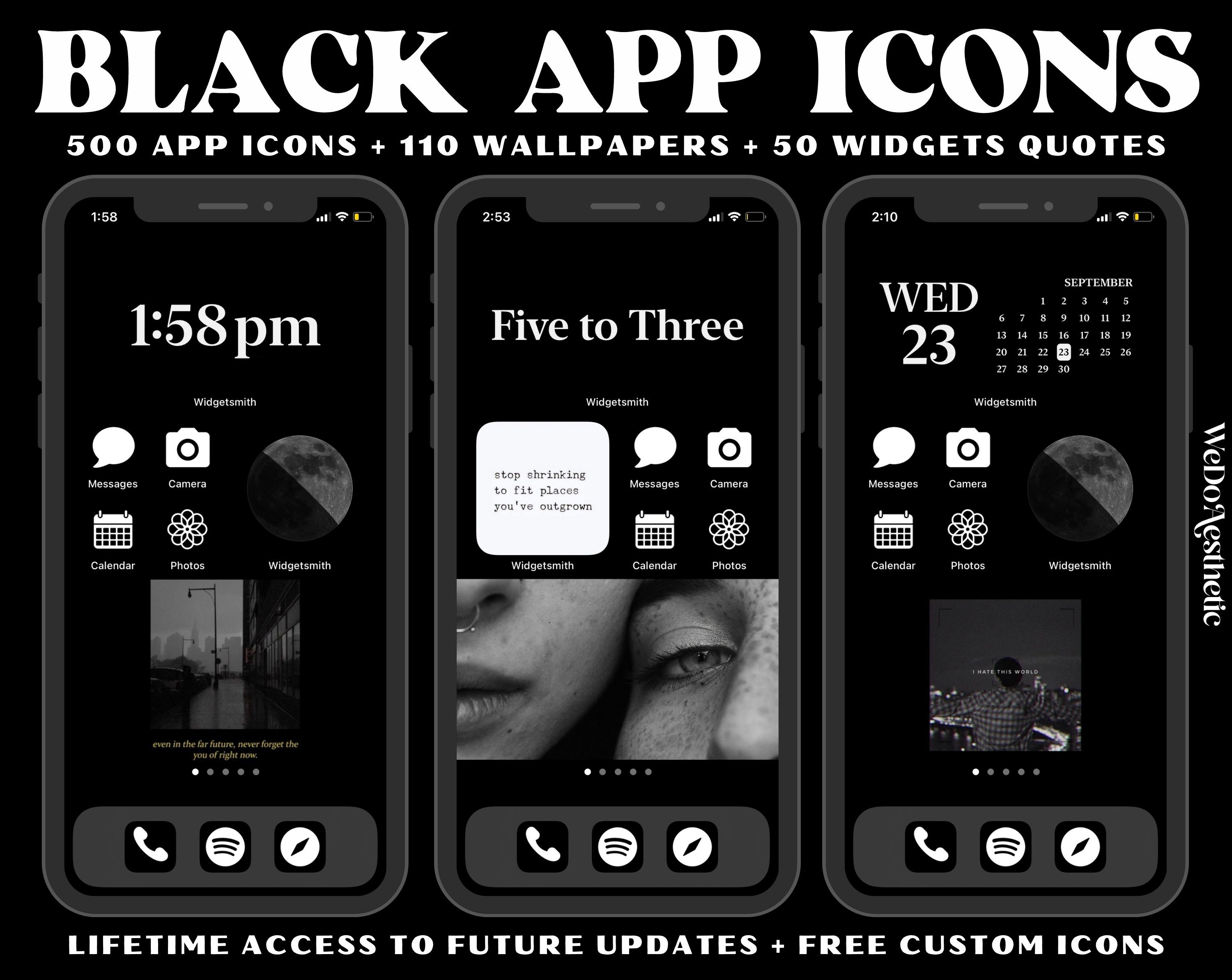 white app icon messages