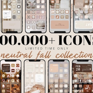 100,000+ High Resolution iOS Icons Pack Mega Bundle | iPhone IOS 14 App Aesthetic | Free Custom Icons | IOS15 Phone Home Screen Widget