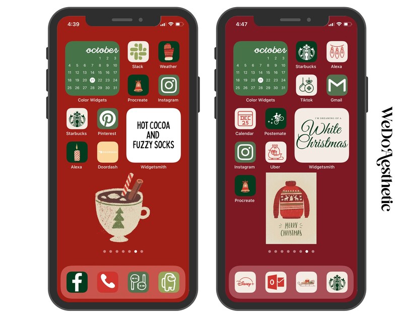 IOS14 App Icons Christmas Aesthetic Icons Bundle IOS14 App IOS14 App Icons Christmas Aesthetic Icons Bundle IOS14 App