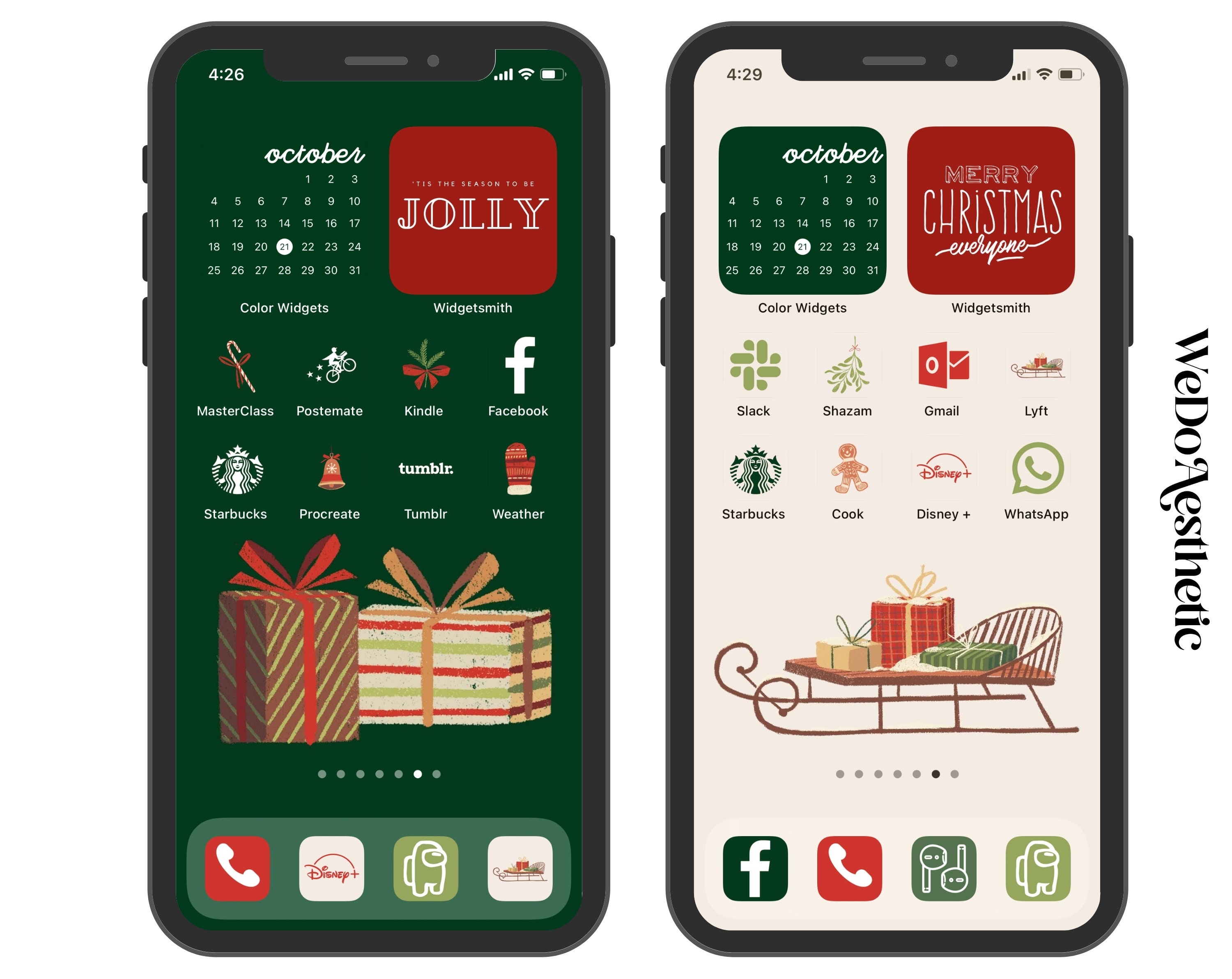 IOS14 App Icons Christmas Aesthetic Icons Bundle IOS14 App | Etsy