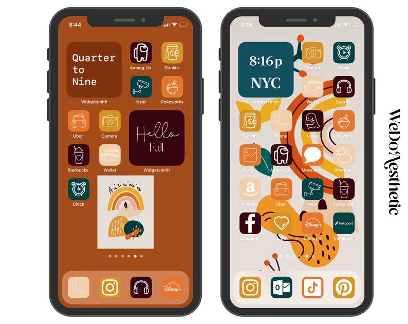 IOS14 App Icons Fall Theme Icons Bundle IOS14 App Covers IOS14 App Icons Fall Theme Icons Bundle IOS14 App Covers