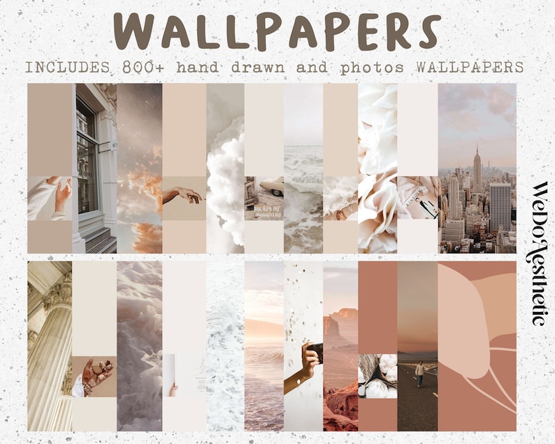 100,000 IOS14 Natural Winter App Icons, Neutral Aesthetic, Icons Bundle, IOS15 App Covers, IOS Themes, Icons iPhone Beige Neutral Boho image 3