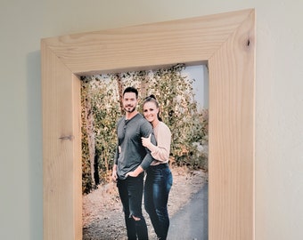 Chunky Alder Picture Frame (Natural Whitewash)