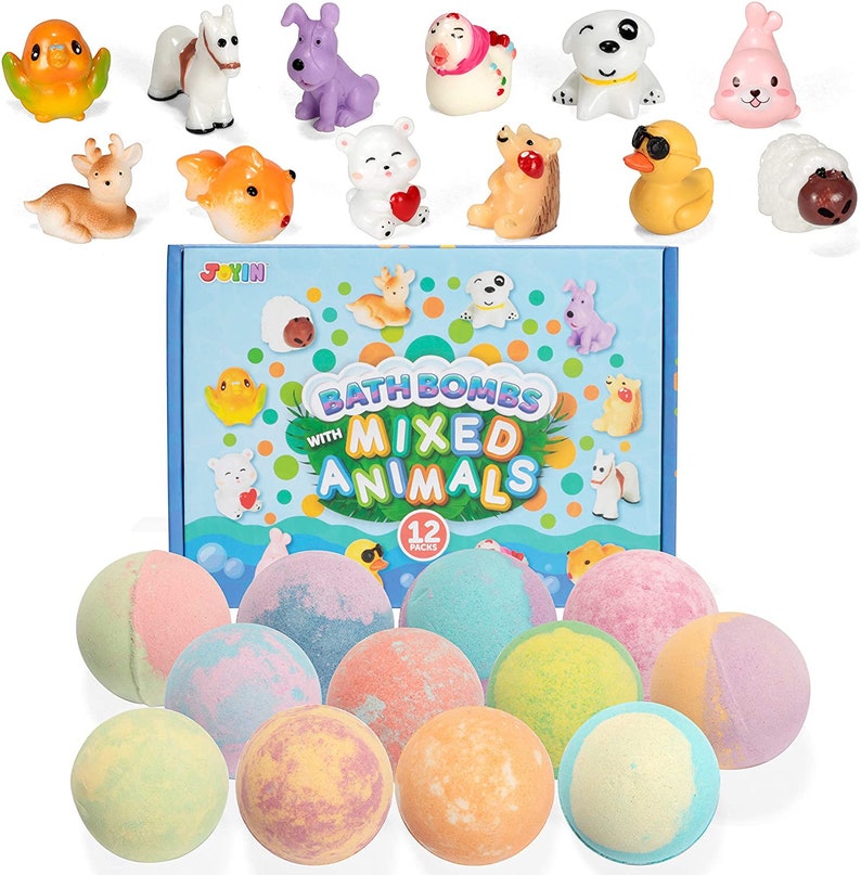 Bath Bombs with Mixed Animal Toys for Kids 12 Packs Bubble Etsy