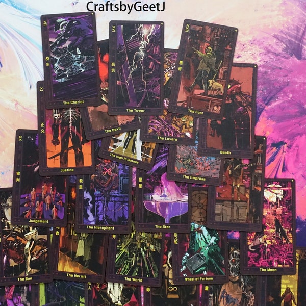 Cyberpunk Tarot Etsy