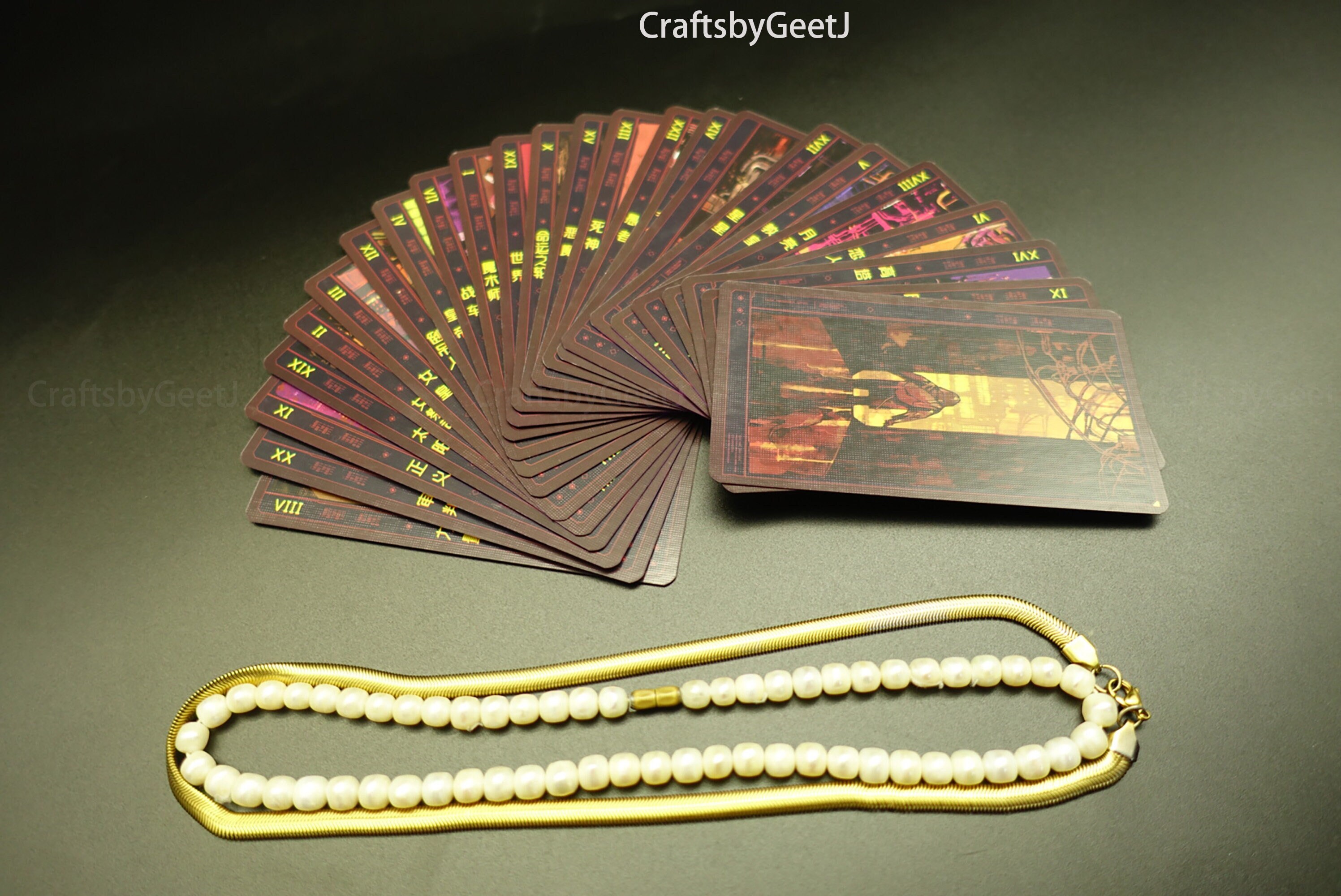 Cyberpunk Tarot Cards Handsome Cyberpunk Tarot Cardsunique Etsy Australia