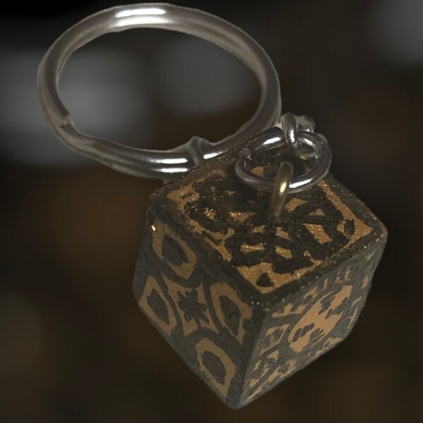 Hellraiser Puzzle Box Keychain Etsy