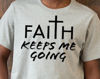 Faith Keeps Me Going SVG, Christian Svg, Faith Based design Svg, Cross svg