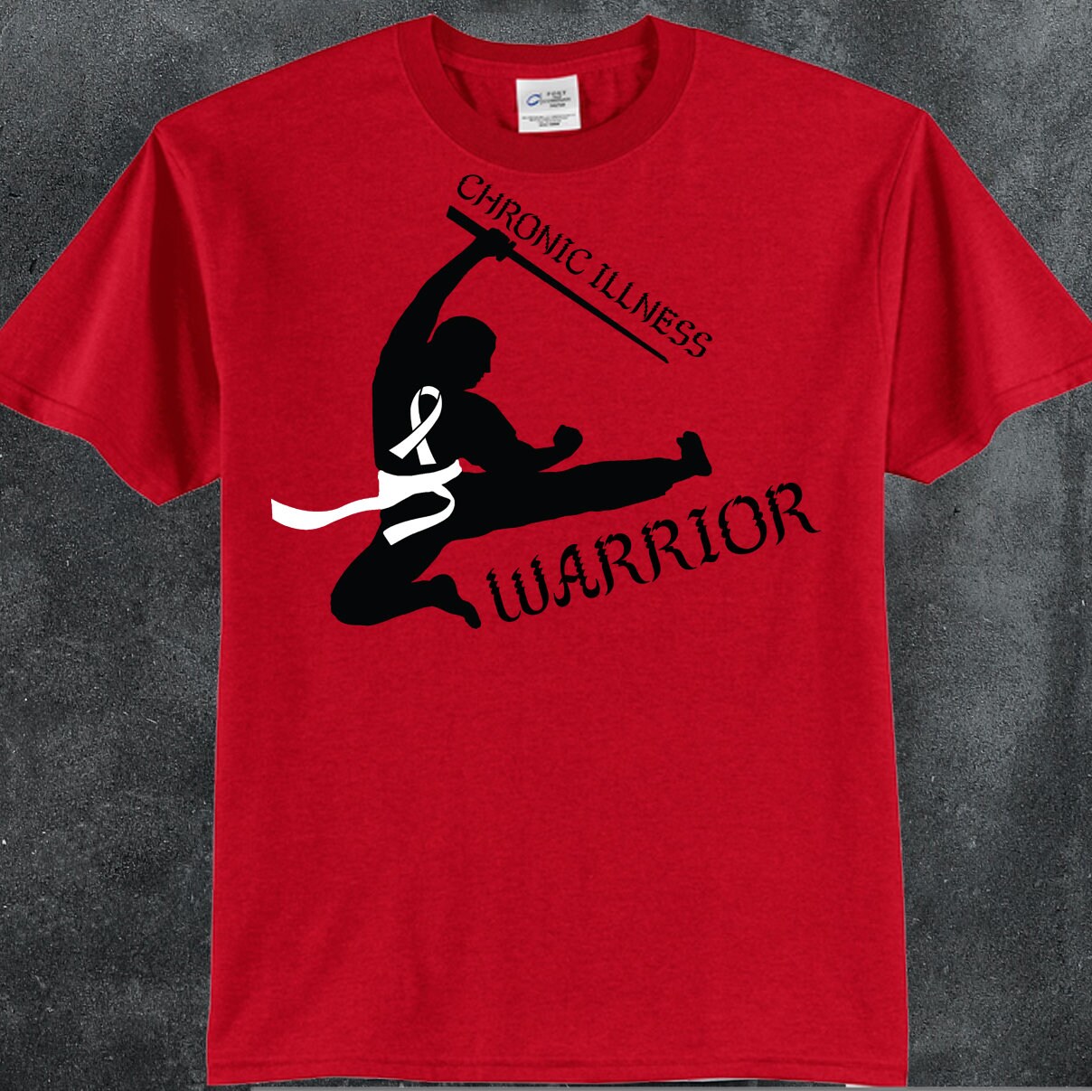 Chronic Illness Warrior Red SVG HIV AIDS Cancer Svg | Etsy