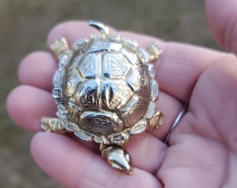 Brass Turtle Trinket Box. Small Turtle Figurine/Jewelry Box. New Without tags. Feng Shui, Good Luck, Long Life. Vintage Collectables & Gifts