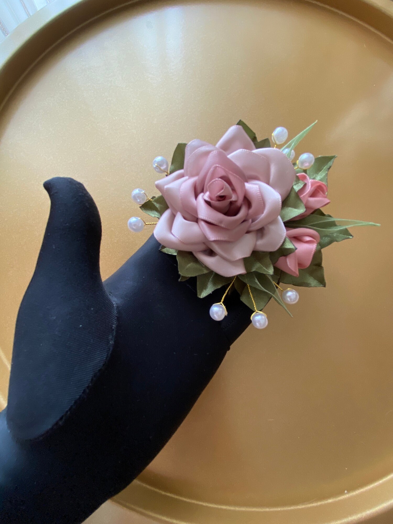 Prom Brooch Rose Flower Brooch for Bride, Bridesmaids, Mother of Bride/groom ...