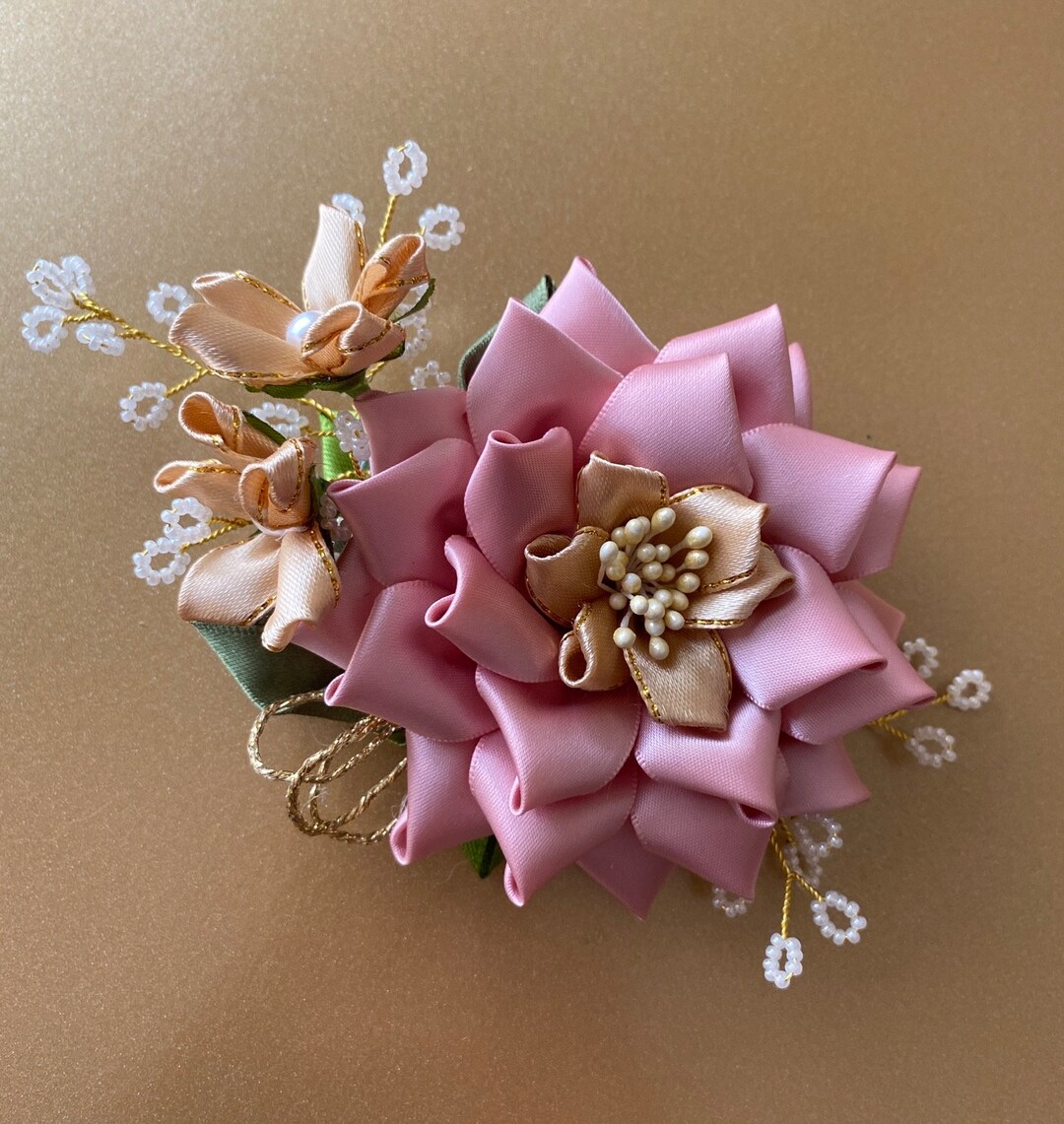Prom Brooch Rose Flower Brooch for Bride, Bridesmaids, Mother of Bride/groom ...
