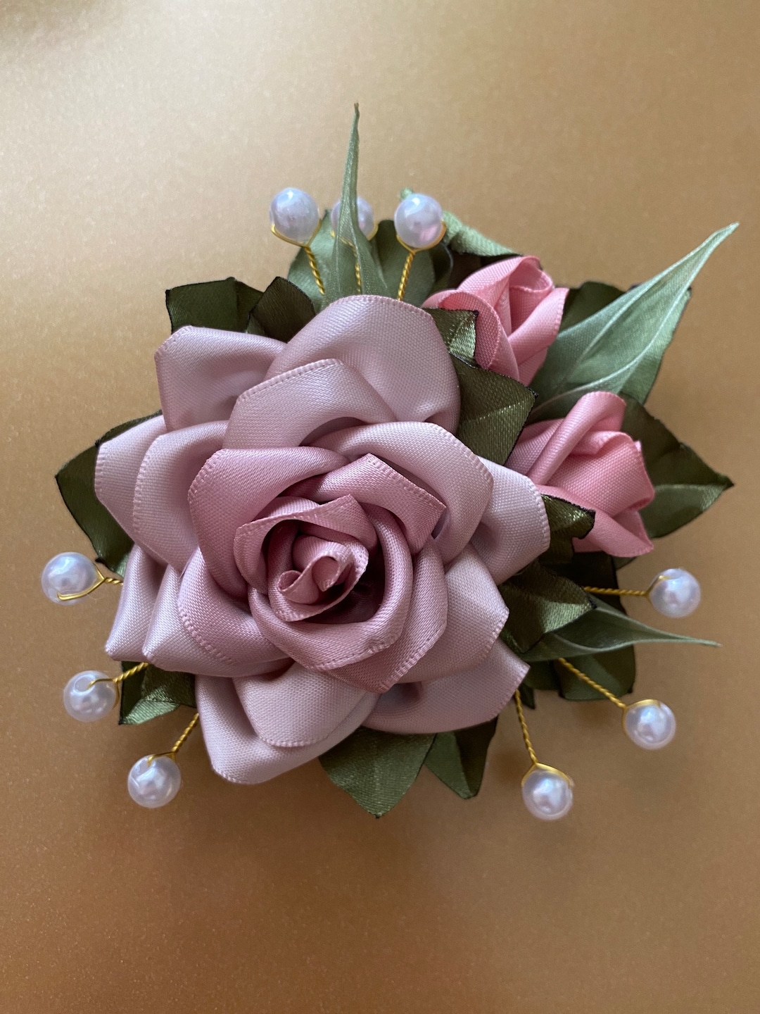 Prom Brooch Rose Flower Brooch for Bride, Bridesmaids, Mother of Bride/groom ...
