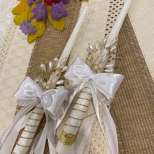 Eastern Orthodox/Greek Church Wedding Candles