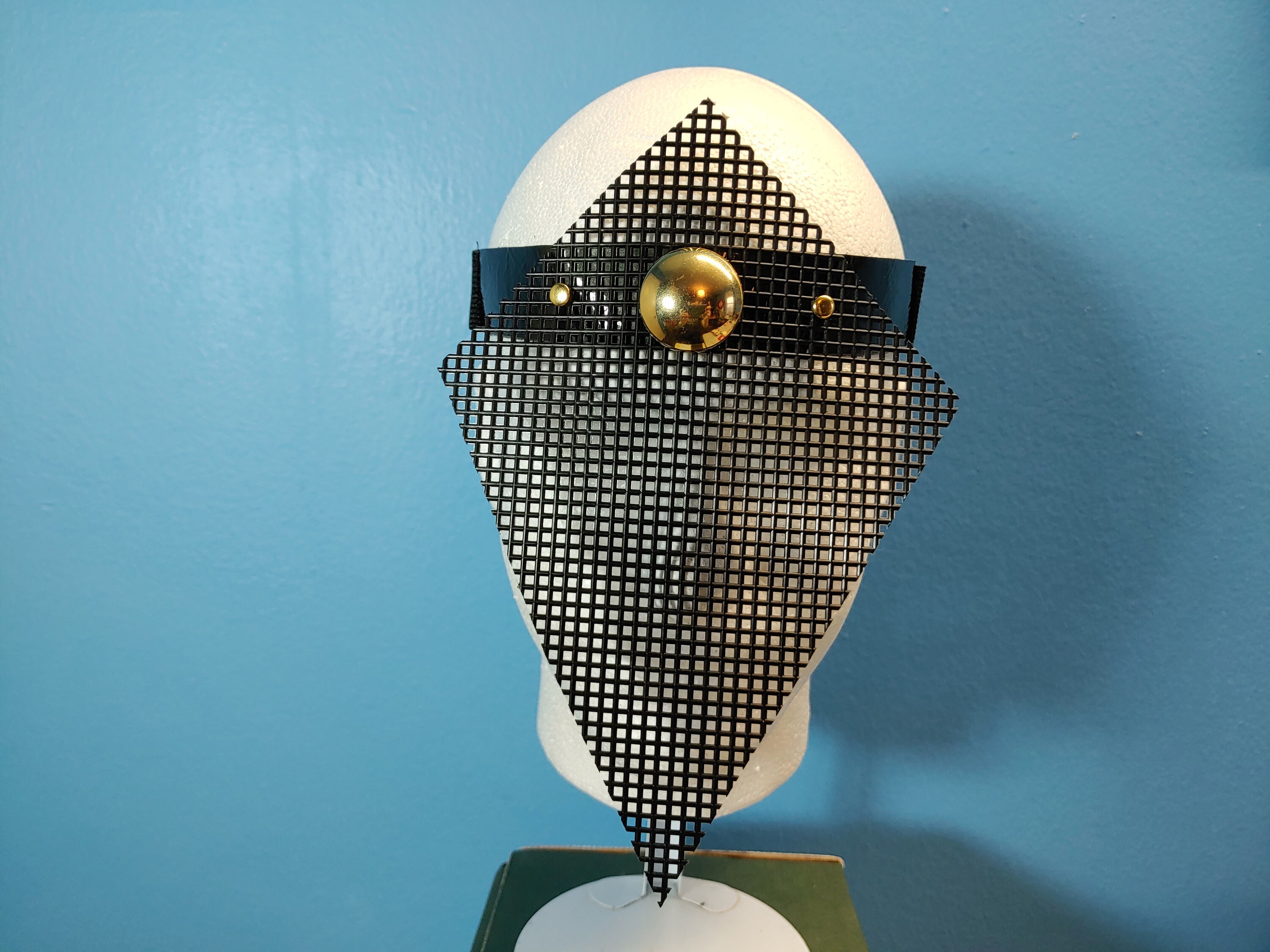Geometric Mask With Third Eye Etsy