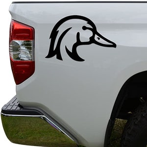 Mallard Duck Head Die Cut Vinyl Decal Sticker For Car Truck Motorcycle Window Bumper Wall Decor