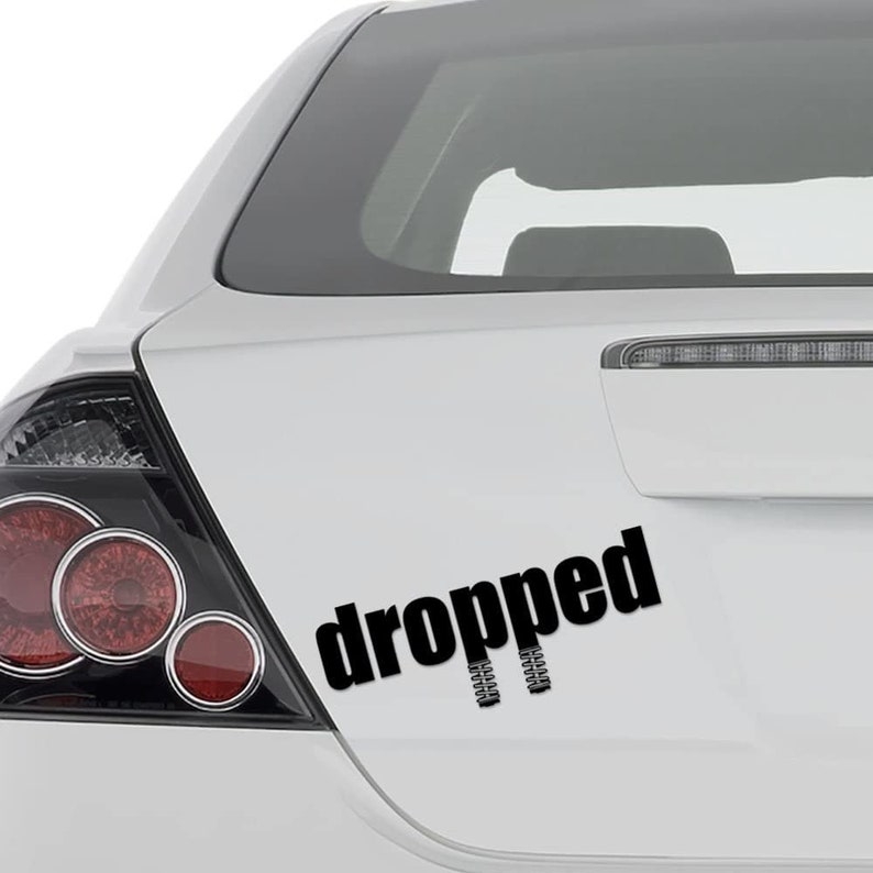 JDM Dropped Lowered Japanese Vinyl Decal Sticker Wall Decor Motorcycle