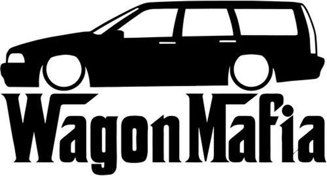 Euro_wagon_magia_lowered_volvo - Sticker Graphic - Auto, Wall, Laptop ...