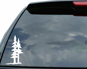 PiNE TREES FOREST MOUNTAIN Decal Sticker Car Truck Motorcycle